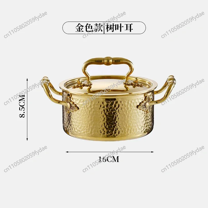 304 Stainless Steel Inflatable Personal Hot Pot Gas Stove Club-Style Individual Hot Pot One Pot Per Person Premium Home Use