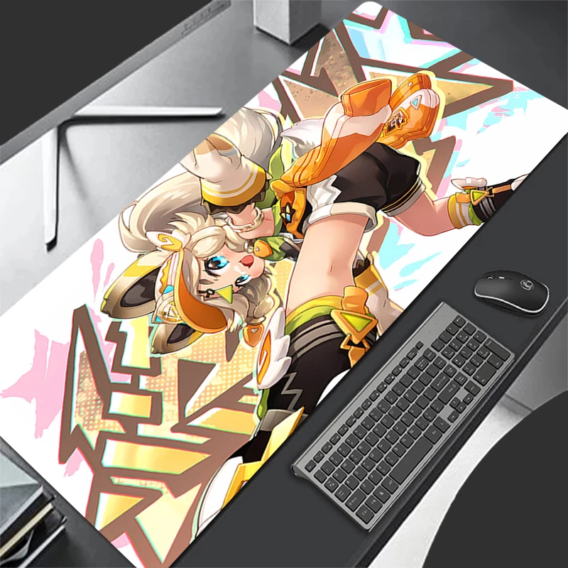 Genshin Impact Kachina Mouse pad game player learning platform mouse pad laptop keyboard pad non-slip mat PC carpet Mousepad