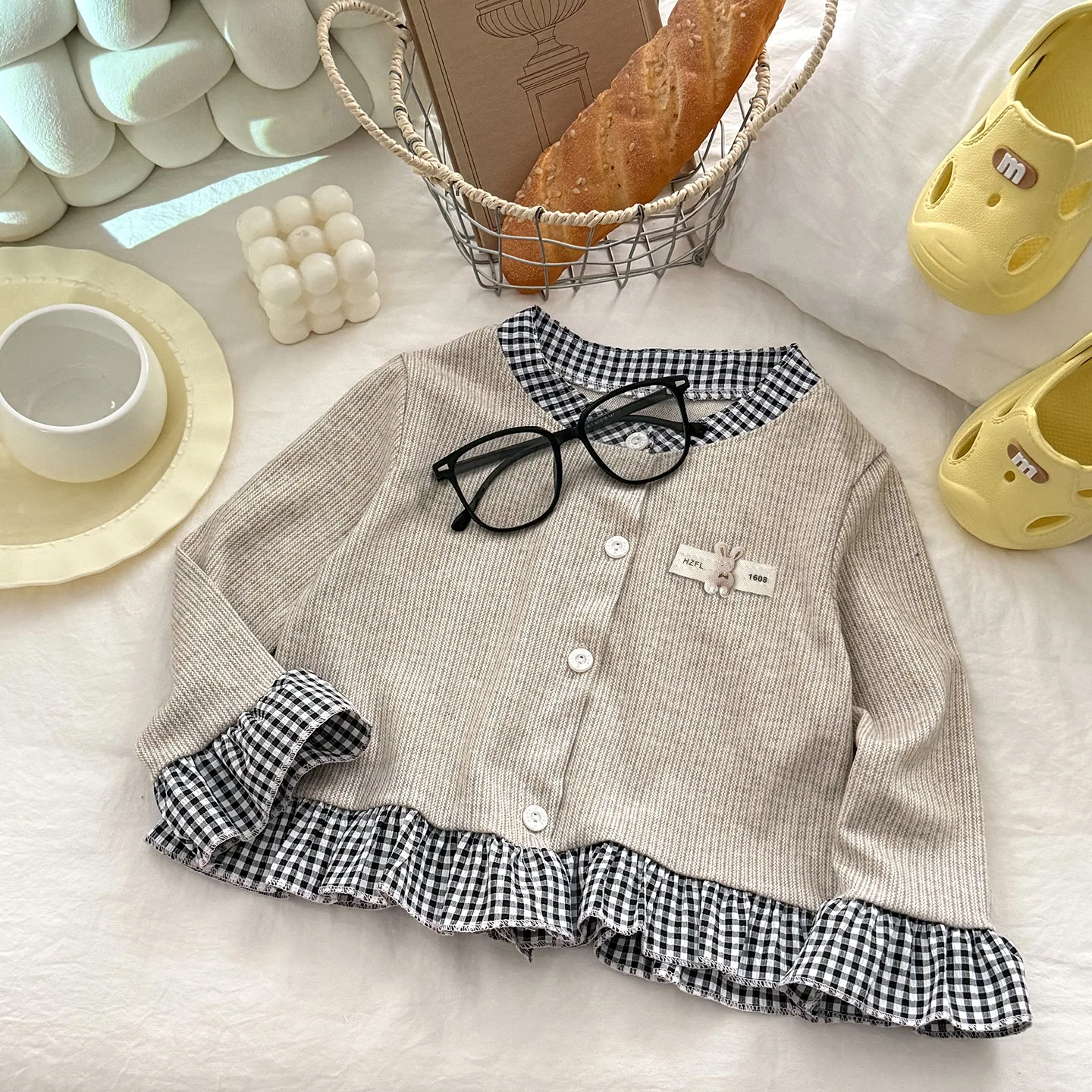 Dziewczęca jesienna bluzka z f – Knit Cardigan Infant recenzja i cena