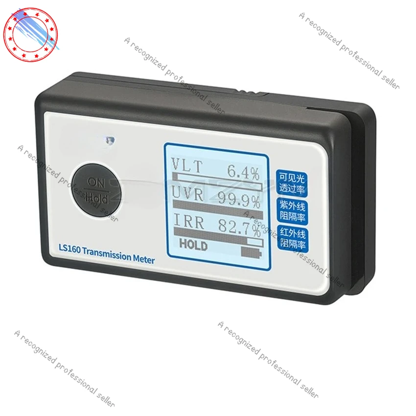 

Infrared 940nm/1400nm Portable Solar Film Transmission Meter Tester Light Transmittance Meter Window Tint VLT UV IR Rejection