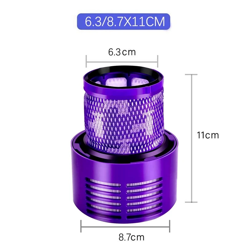 Pièces de rechange Filtre Hepa Compatible pour Dyson V10 Aspirateur Accessoires Remplacer DY-969082-01