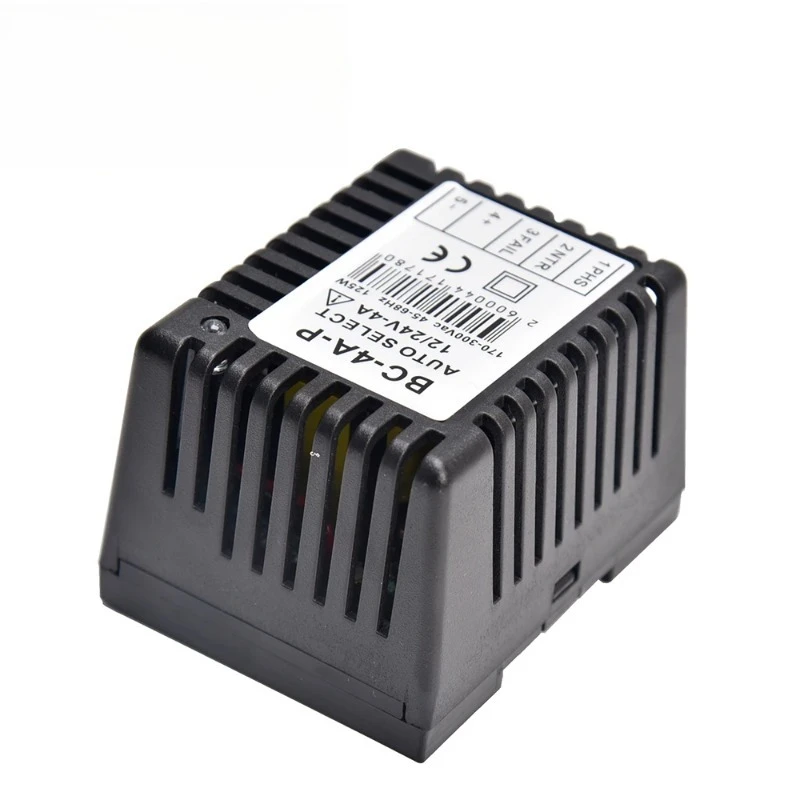 Battery Float Charger BC-4A-P 4A Auto 12V/24V Automatic Voltage Selection Generator Lead Acid Battery  Efficiency Power Supply