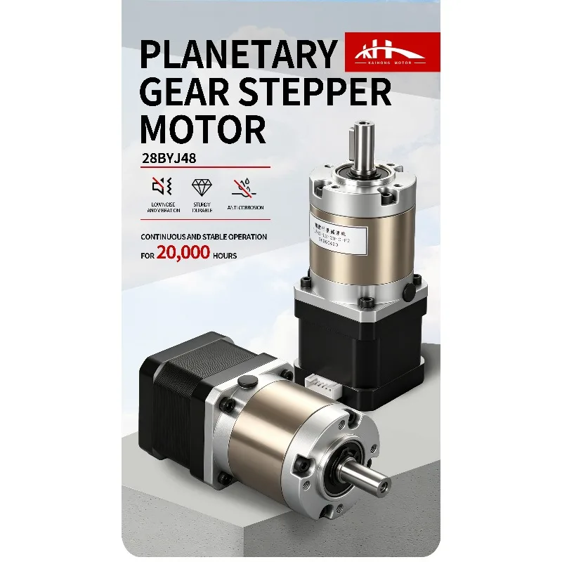 42x42x40mm High Speed Precision Mini Planetary Gearbox Motor Reducer Ratio 20:1 Nema 17 Hybrid Stepper DC24V 5mm