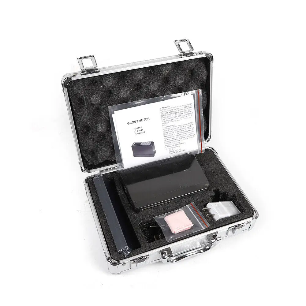 Medidor de brillo, calibración automática, 60 grados, RS-232 USB