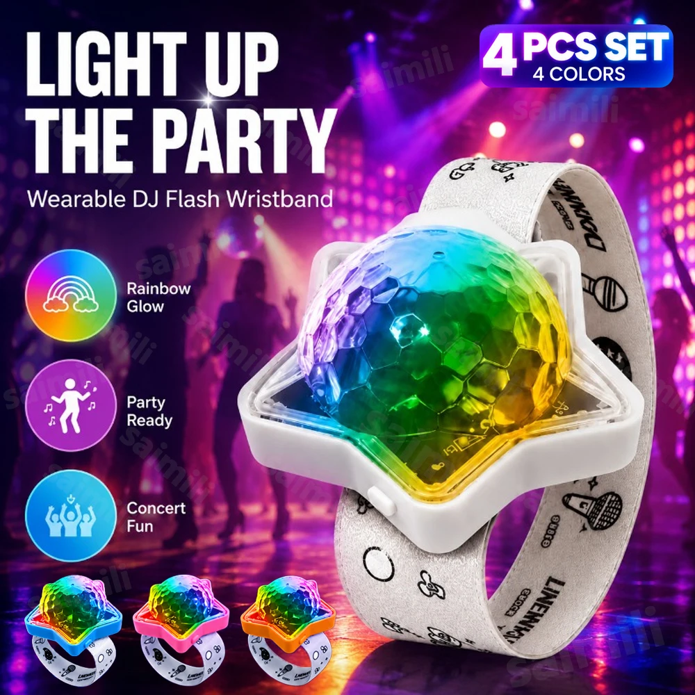 4-pecas-de-luz-de-pulso-reativa-ao-som-para-festas-com-bateria-integrada-lampada-de-projecao-rgb-com-mudanca-de-cor-resistente-a-Agua-para-uso-interno-e-externo