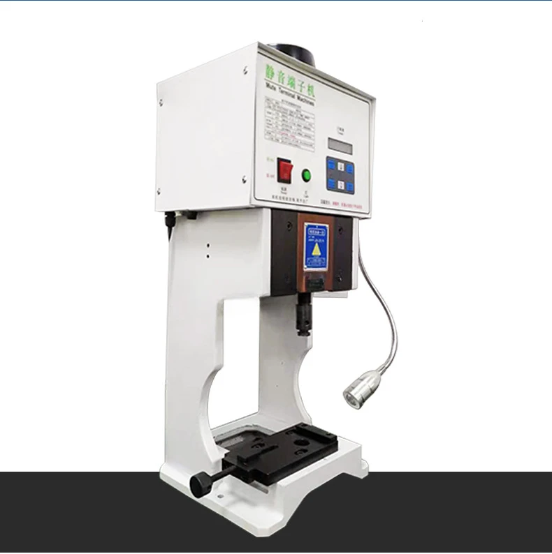 Semi-automatic 1.5T/2.T/3T/4T/6T ultra-quiet stripping terminal machine, single grain crimping machine