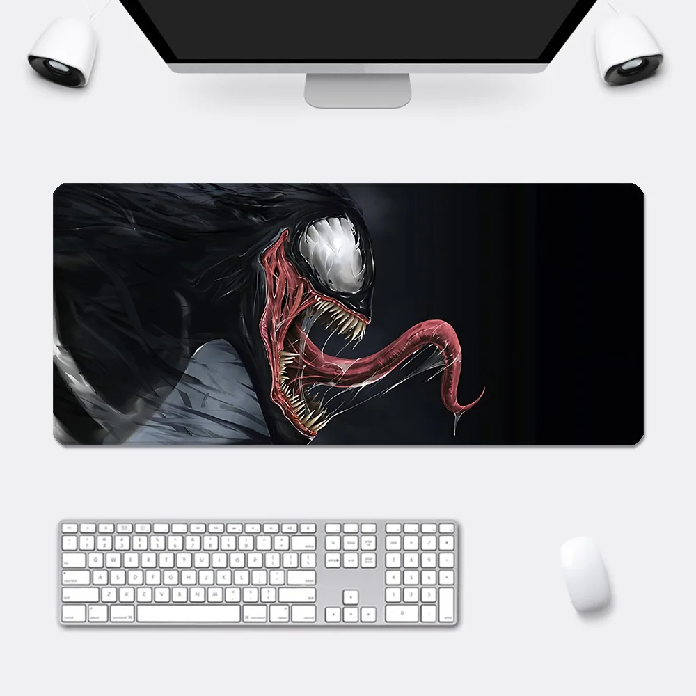 Cool Marvels Venom Colorful Mousepad HD Printing Computer Gamers Locking Edge Non-slip Mouse Pad XXL90x40cm Keyboard PC Desk Pad