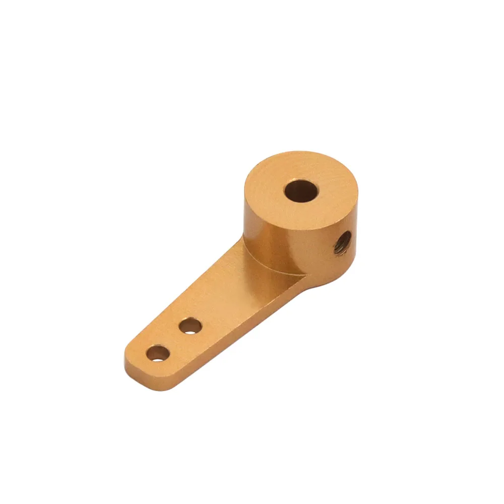 アルミステアリングサーボアームホーン シングル/デュアルアーム 3.1/4.1/5.1mm RCカー/ボート用 Futaba HSP HPI Wltoys Himoto Axial対応