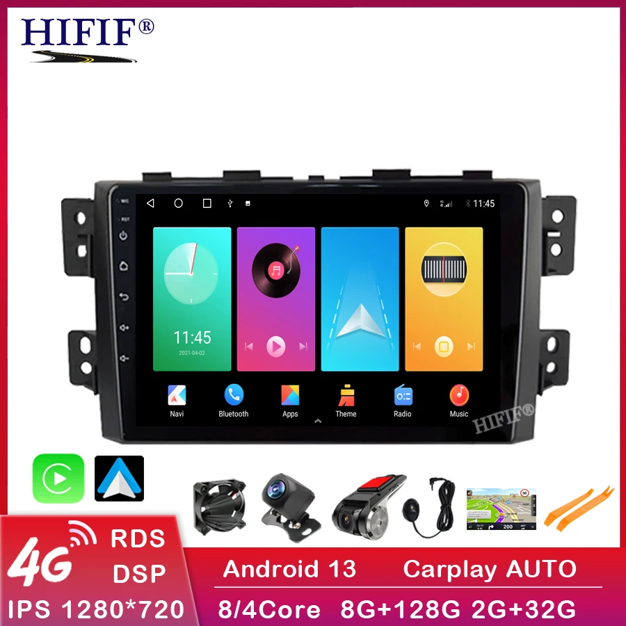 

9" Android 13 KIA Borrego Mohave 2008-2012 RDS Car Navigation for DSP CarPlay Car Radio Multimedia Video Player Auto Stereo GPS