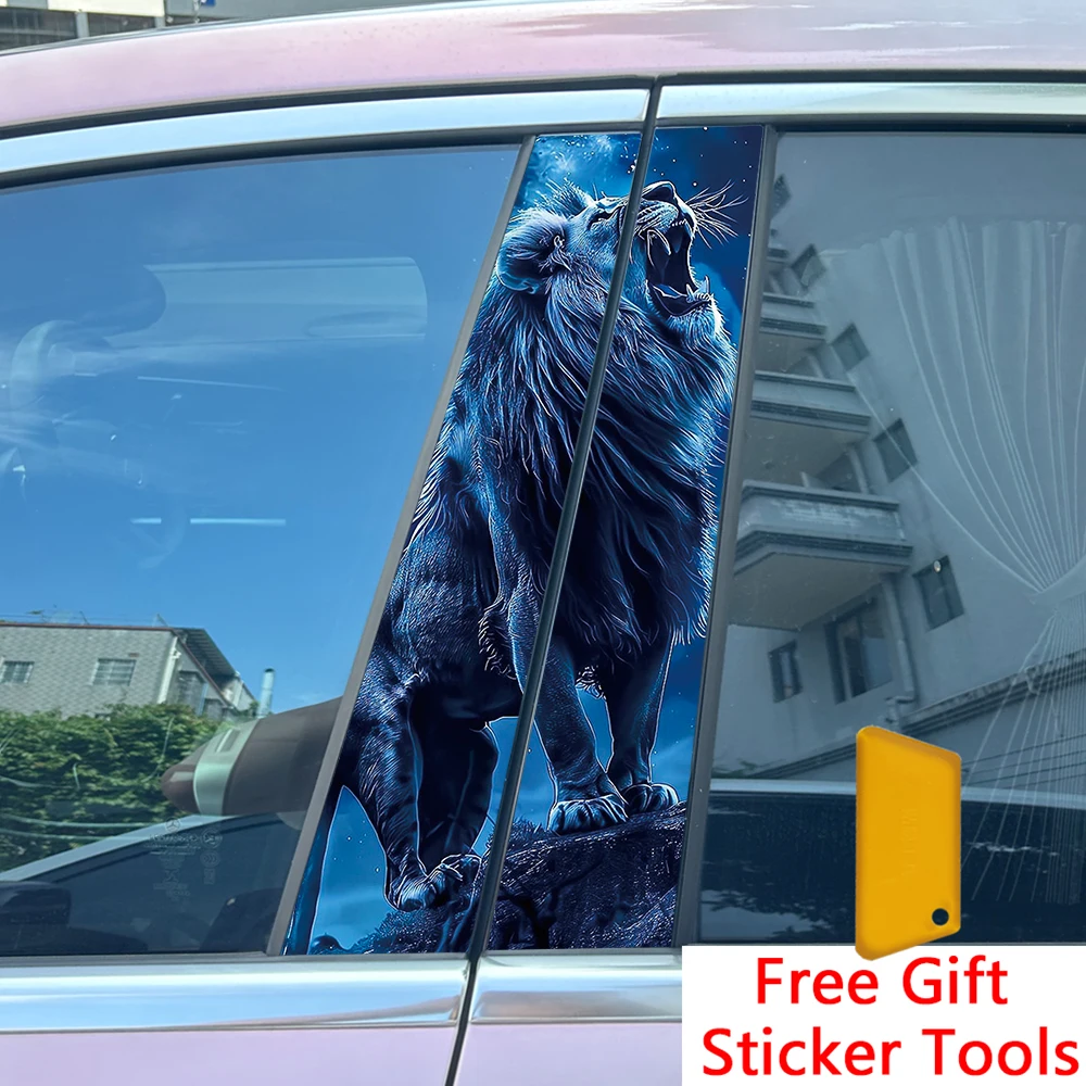 2PCS Blue Full Moon…