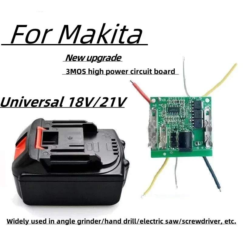 Batería de iones de litio recargable de 18V-21V MAX, alto rendimiento, larga duración, 12000mAh, carga rápida, Compatible con Makita