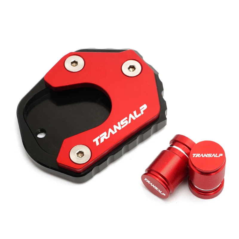 Fit For Honda TRANSALP XL600V XL650 XLV 600 650 700 Motorcycle Accessories Kickstand Foot Side Stand Extension Pad Support Plate