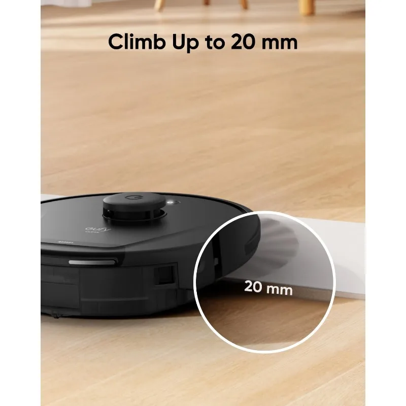 Robot Vacuum with 60 Day Self-Empty Station, Multi-Floor Cleaning,Precise iPath Laser Navigation, Customizable Al Mapping, 20 mm