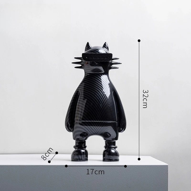Creative Little Dumb Frog Animal Statue Ornament Living Room Desktop Gadgets Resin Handicrafts Bedroom Home Decoration Gifts
