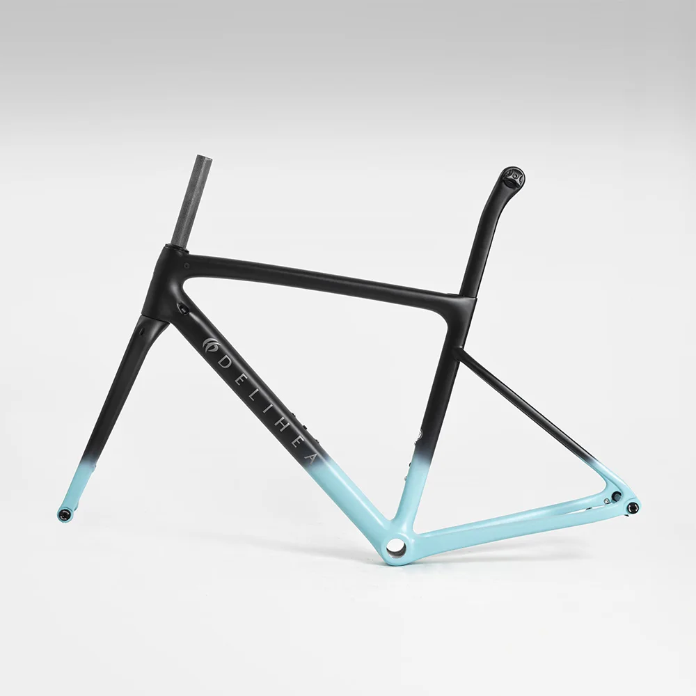 delihea REST-Ultralight Carbon Frame for Road Bike,Climbing Bicycle, Rim and Disc Brake, Di2 or Mechanical Groupset, DPD Europe