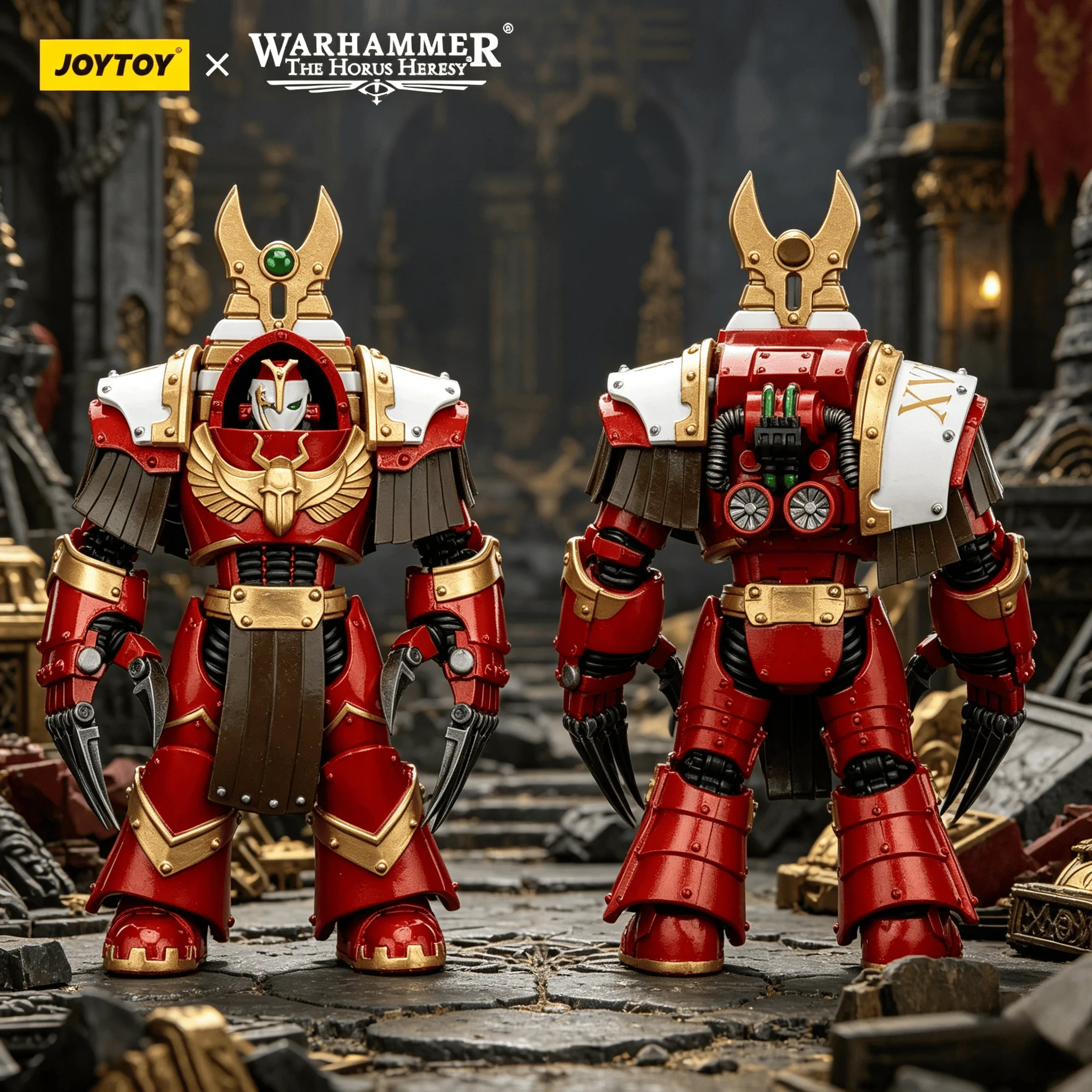 

Фигурка JOYTOY Warhammer 40000/40k: Кабала Терминаторов Тысячелетних Сынов Хоруса, Сехмет с молниеносными когтями