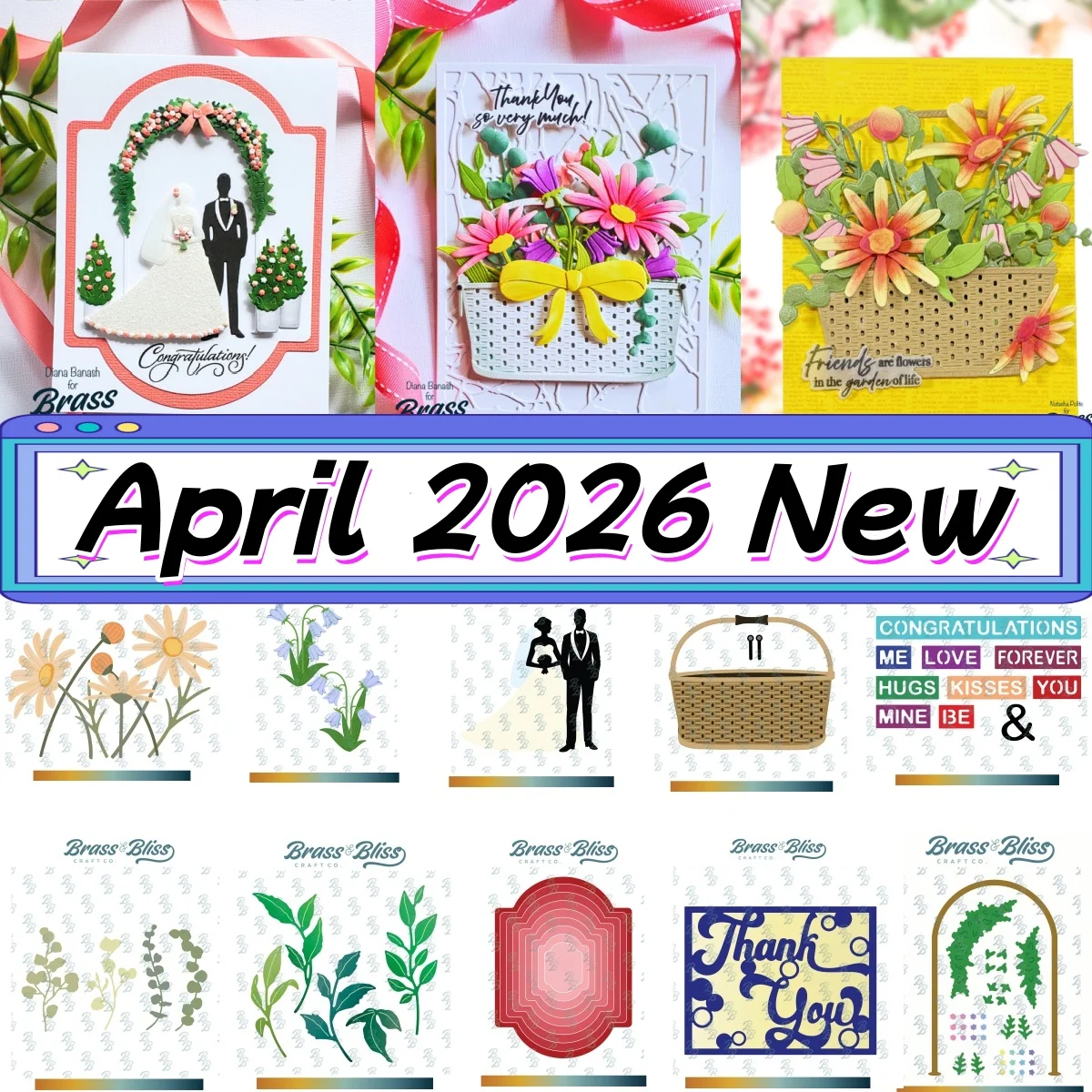 

April 2026 New Wild Leaves Floral Arch Wedding Couple Metal Cutting Dies for DIY Scrapbook Diary Decoration Embossing Template