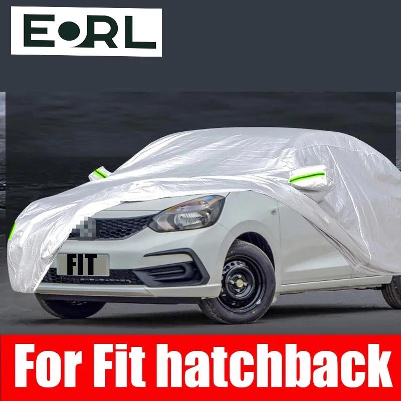 

Car Cover Outdoor Sun Anti UV Rain Snow Frost Dust Protection Cover For Honda Fit 2 3 4 th GK5 2010 TO 2021 Accessories