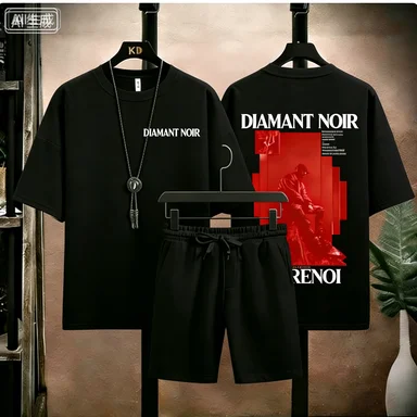 

Набор худи из коллекции "Diane Tan Black" с участием рэпера Верено, состоящий из двух предметов для мужчин и женщин.