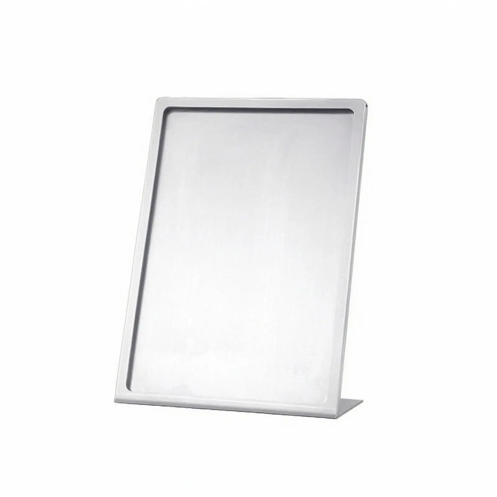 Stainless Steel Desk Menu Display Stand Holder for Restaurant Countertop Signage Business Custom Metal Sign