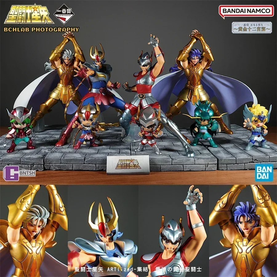 Original Stock Saint Seiya - Brilliant Gold Saint Gemini Handmade Model Home Decoration Toys Can Be Collected And Given As Gifts