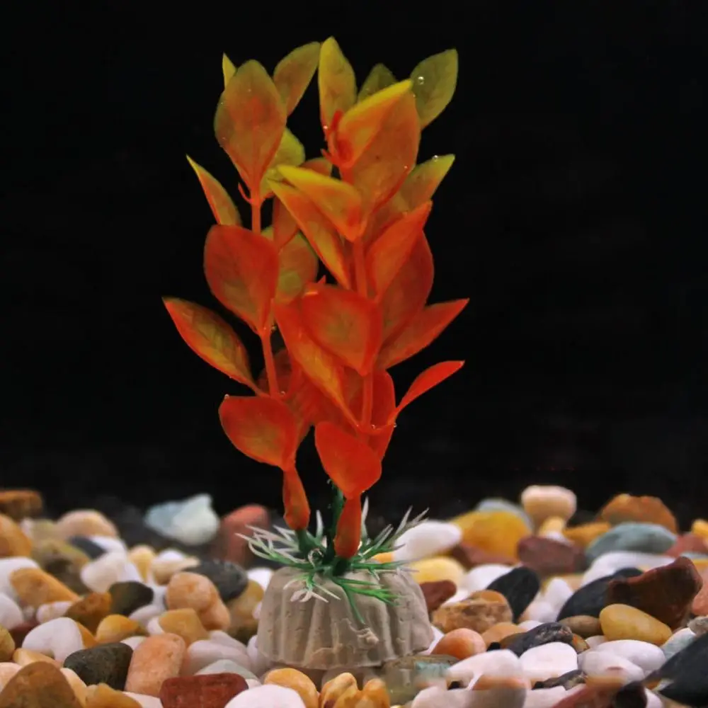 

Decorative Artificial Underwater Plants Simulation Plastic Fake Water Weeds Ornament 10cm Lifelike Fake Water Plant Fish Tank