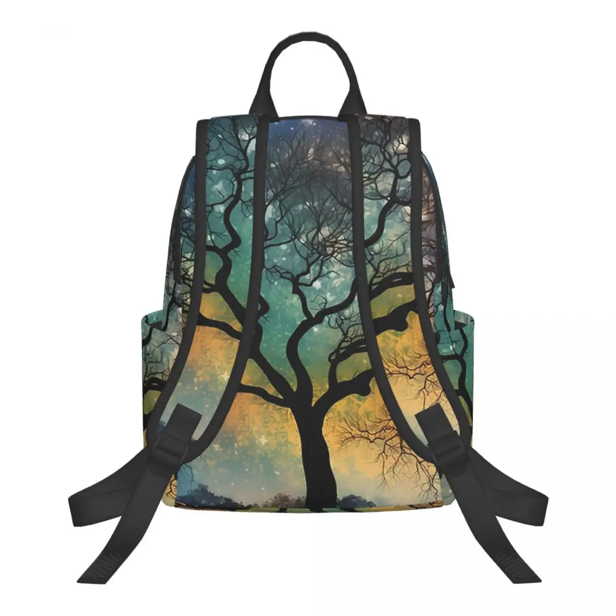 Tree Of Life Under The Stars Student Backpack School Bag Hiking Travel Daypack for Boys Girls Bookbag Shoulder Bags