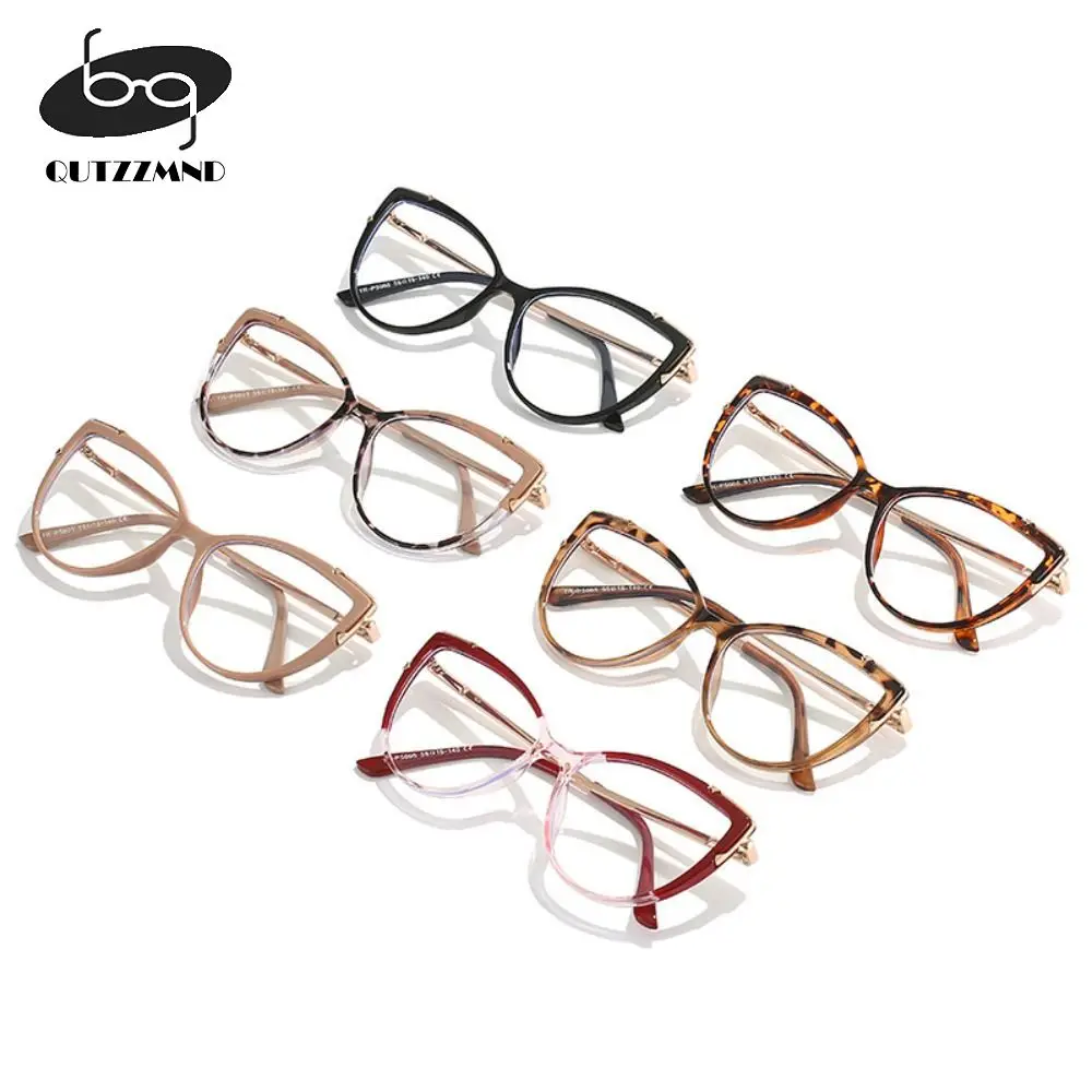 Vintage Glasses Square Anti-blue Glasses TR90 Frame Women Fashion Comfortable Computer Eyeglasses Female Transparent Durable