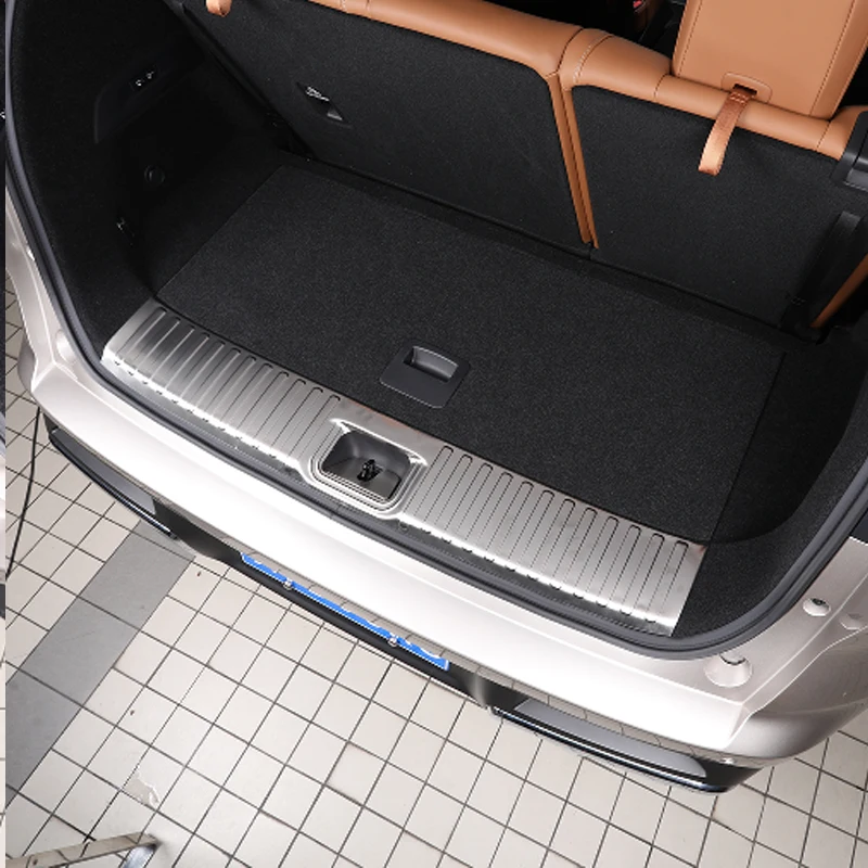 

Для Infiniti QX60 2022-2024 защита заднего бампера из нержавеющей стали, защита багажника, накладка на педаль