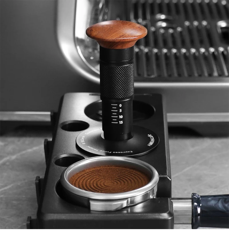 AliKisscafe Kaffee Tamper Impact 4 Feder Konstantdruck 30lb 51mm 53,3mm 58,5mm Für Breville Espresso Zubehör Barista Werkzeug – Detail 12