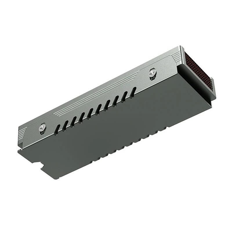 Super Sale TEUCER M.2 NVME SSD High Performance Heatsink, Copper Fins with Aluminum Frame Passive Heat Sinks with Thermal Pad