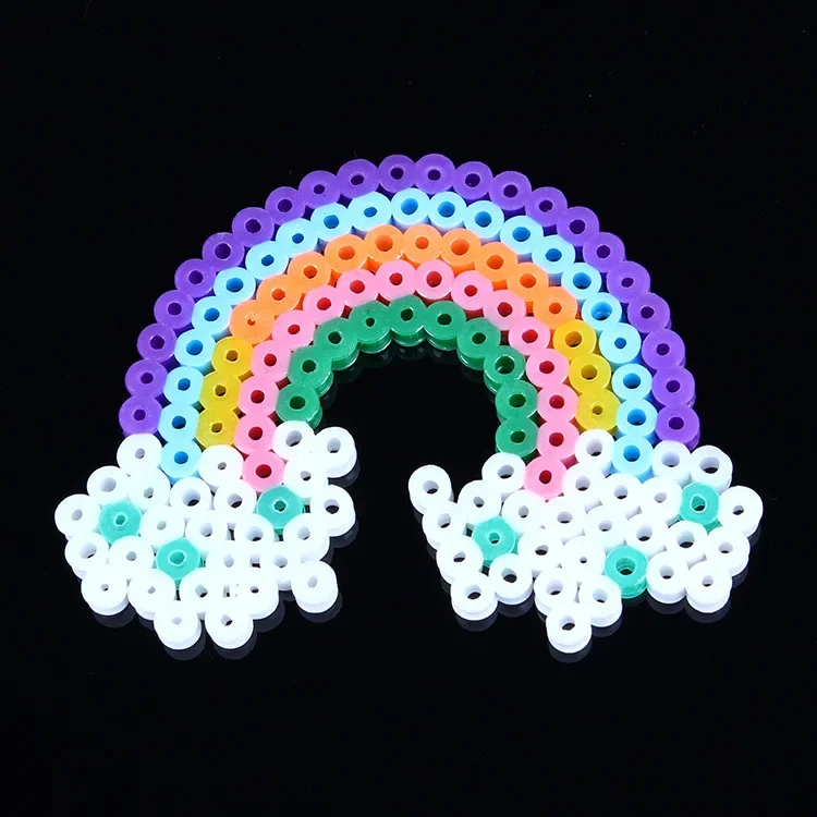 Perler koraliki 5mm Hama koralik dzieci edukacyjne puzzle zabawki DIY prezent Food Grade EVA koraliki bezpiecznikowe — zdjęcie 6