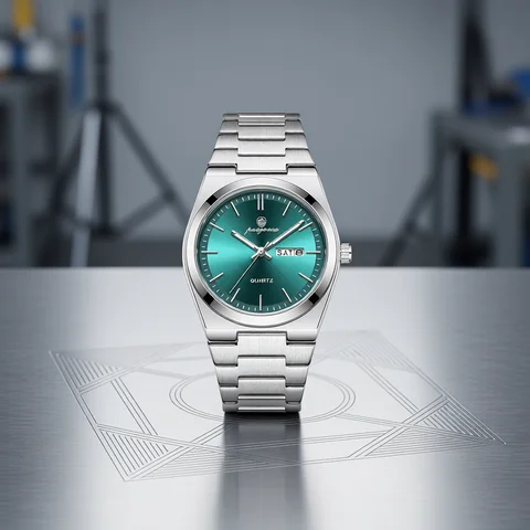 PAAZOMU Fashion Men's Quartz Watch Stainless Steel Waterproof Luminous Man Watch Chronograph Date Multifunction Watches For Men