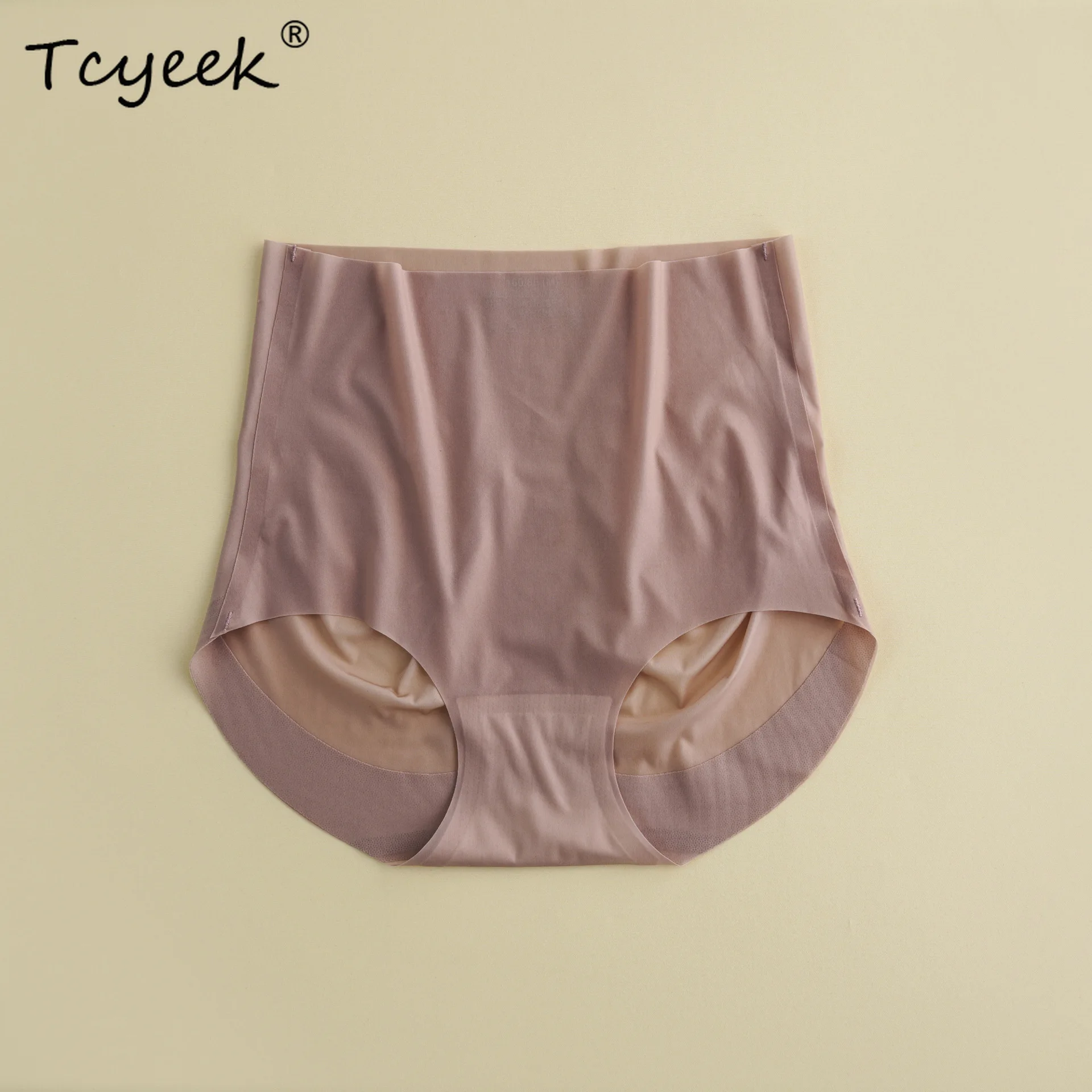 

Tcyeek Мягкие шелковые трусы со средней высокой посадкой, женские повседневные сексуальные удобные трусы, нижнее белье, дышащее P3N639QM