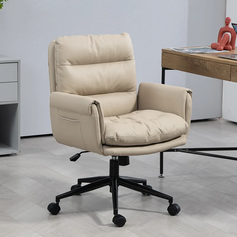 Stool Wheels Furniture Home Living Room Chairs Comfortable Office Swivel Recliner Rotating Chaise Official Website Computer