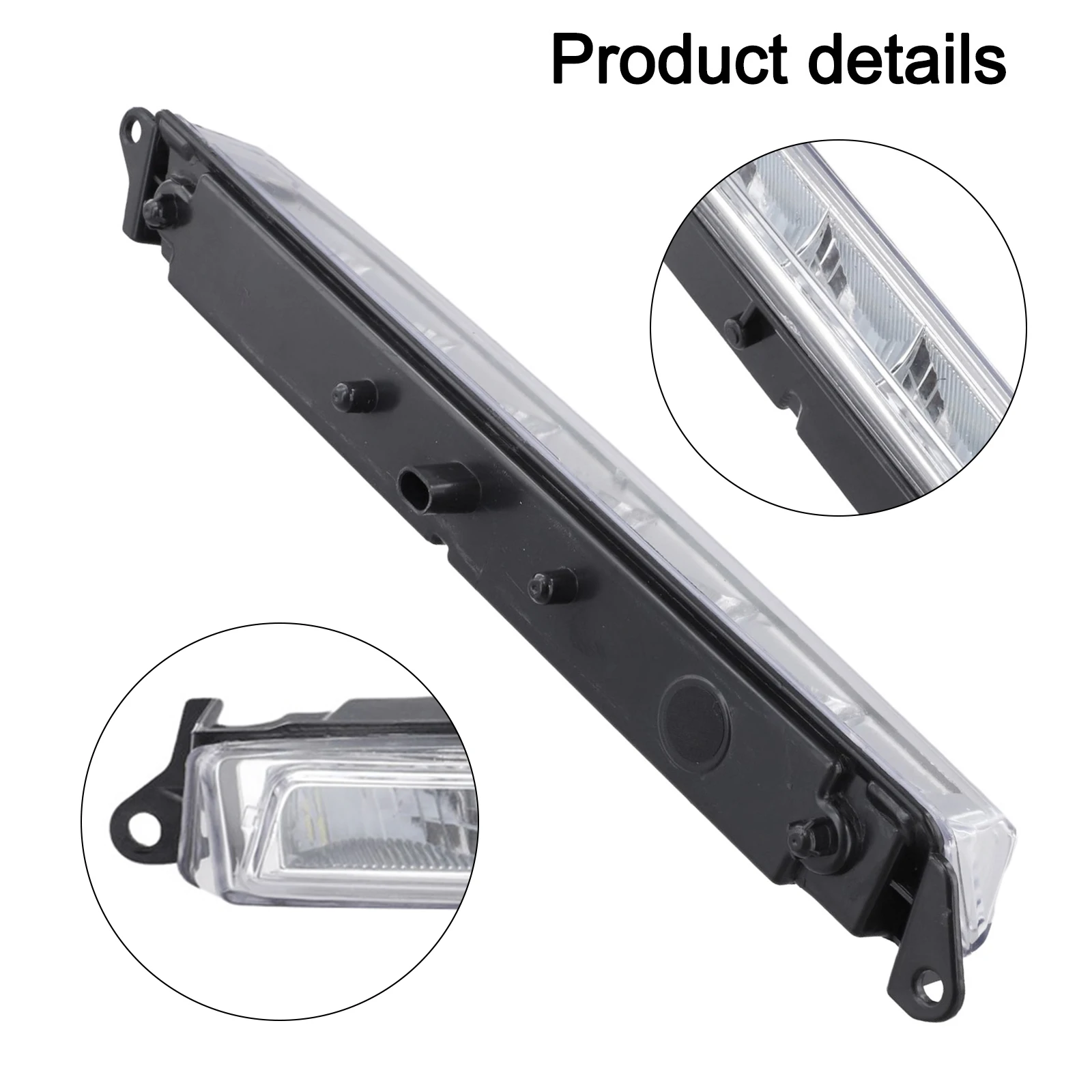 Right Position LED Daytime Running Light for Mercedes-Benz X164 X166 W166 GL320 GL350 GL450 GL550 GL63 and ML63 SUVs
