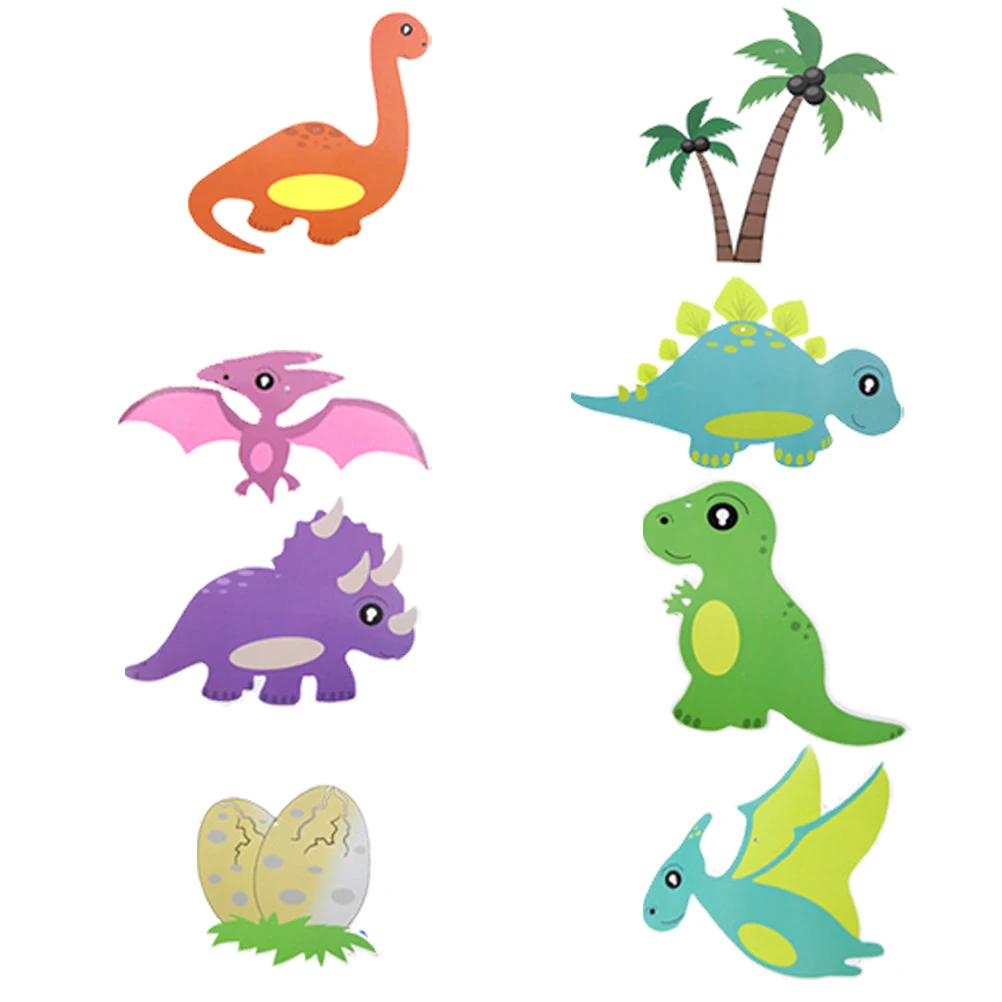 

Dinosaur Ornaments Hanging Decorations Swirl Party Swirls Decorate PVC Spiral Child