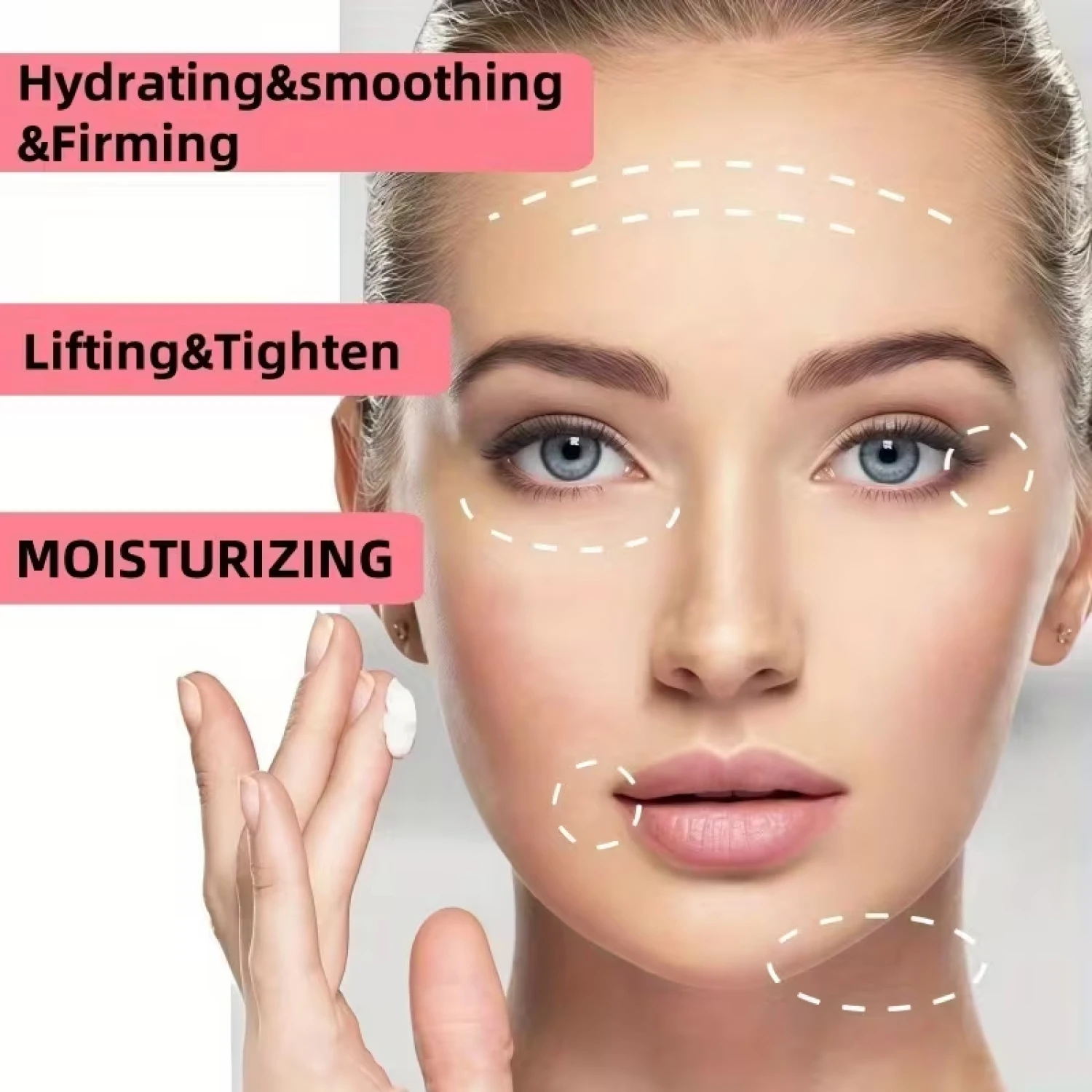 كريم فيتامين C+E المضاد للتجاعيد للعناية بالبشرة مع الريتينول وحمض الهيالورونيك لترطيب وحماية وتنعيم البشرة.