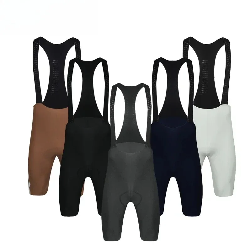 Seamless Cycling Bib Shorts Bike Shorts Professional Pad Bib Tights Breathable Men's Cycling Bib