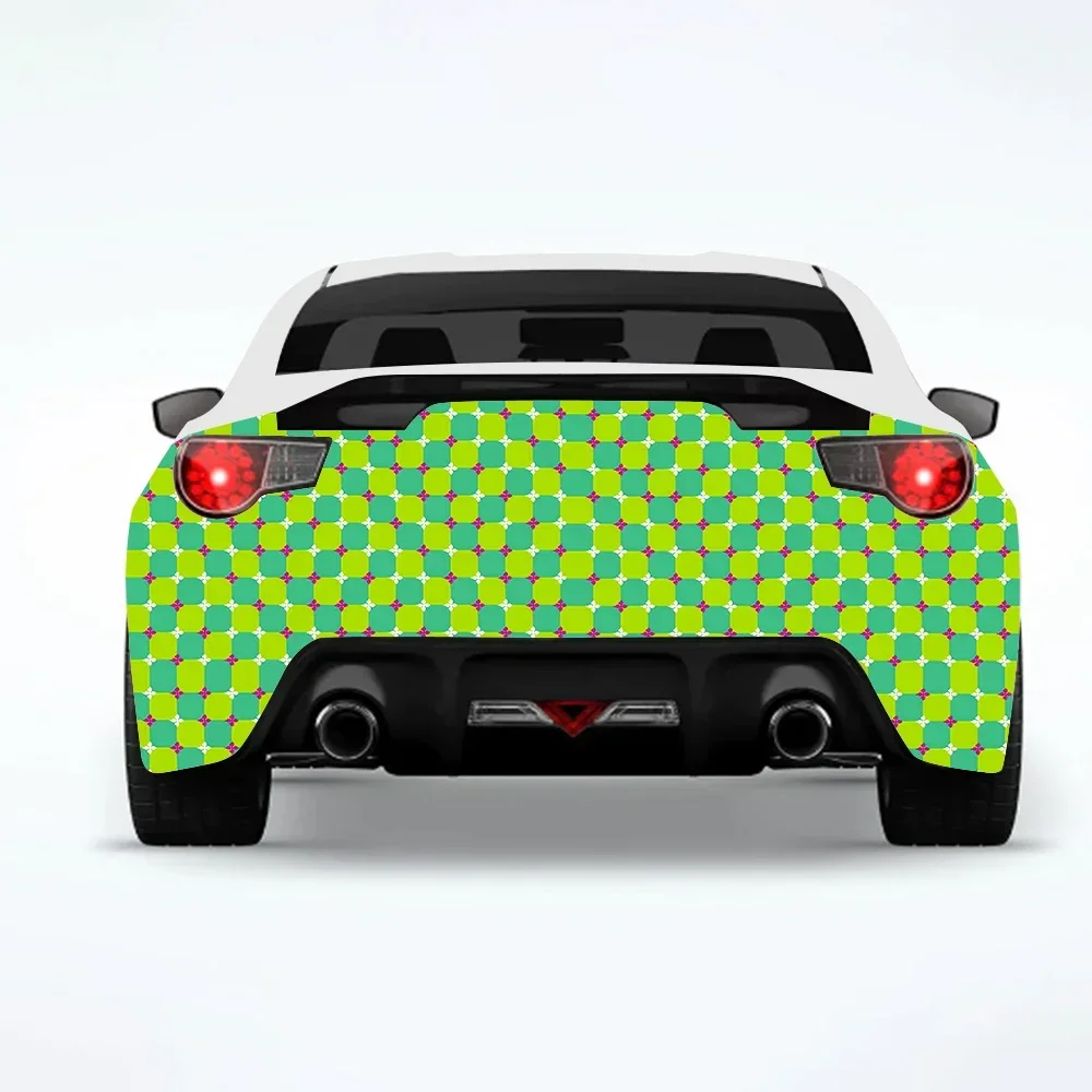 

Artistic Illusion Car Rear Wrap Car Stickers vehicle Decal Creative Sticker Car-Body Appearance Modification Decor Stickers