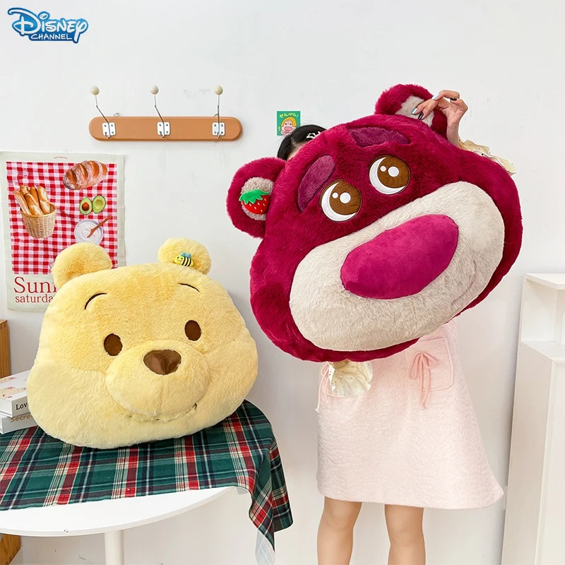 

Плюшевая игрушка Дисней: Винни-Пух и Лотсо, 50x60 см, большой размер, мультяшный аниме-стиль, кавайный декор, удобная мягкая кукла, детский подарок