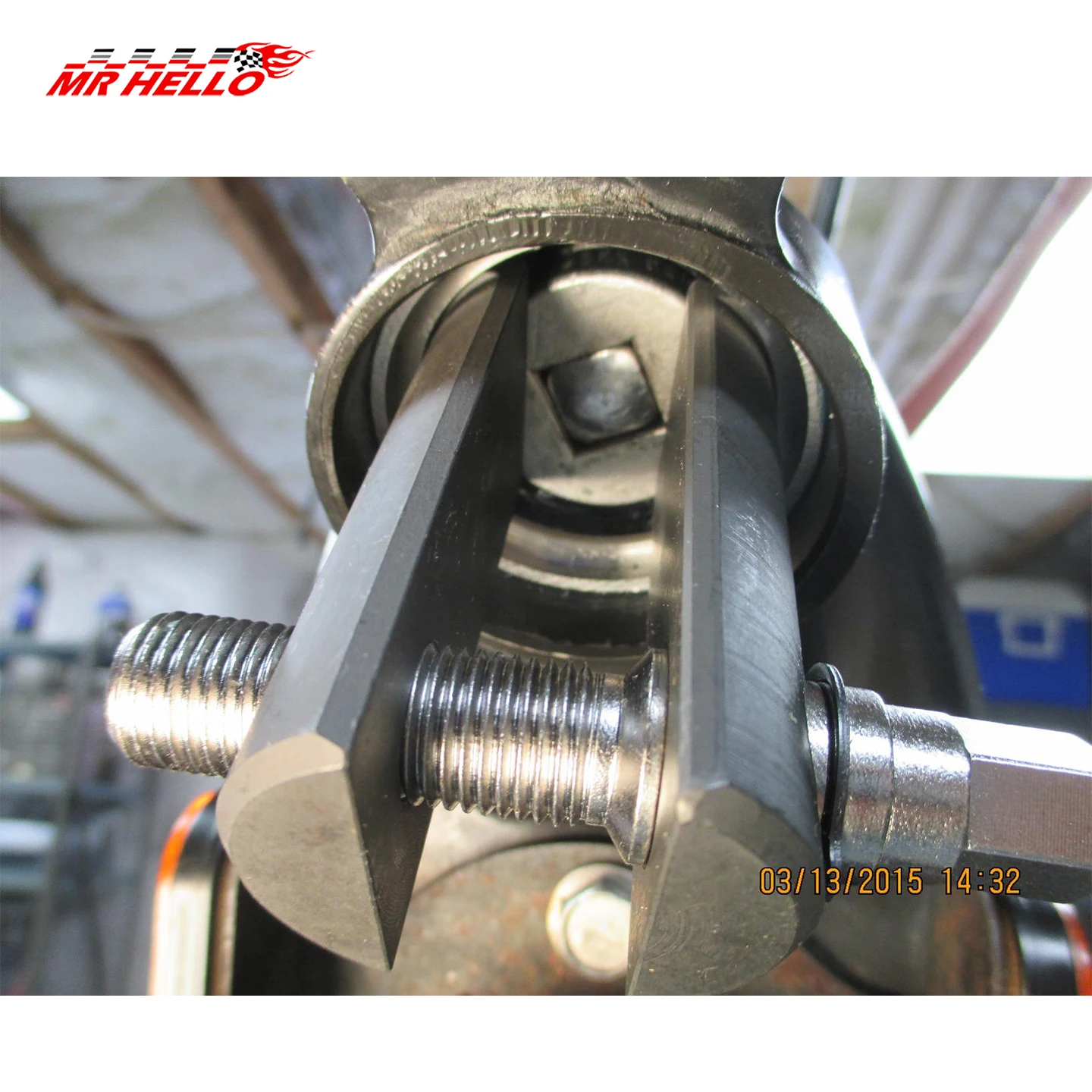 لأداة تحمل جذع التوجيه للدراجات النارية، تدوم طويلاً، عالية الدقة، مزيل سباق الرقبة، قوة عالية #6