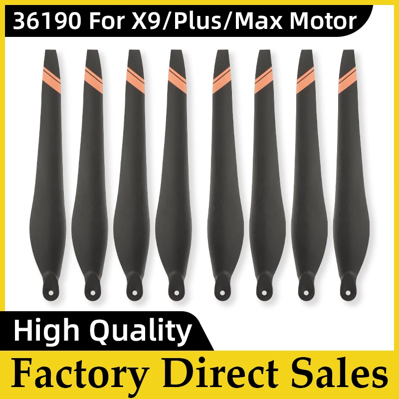 

36190 Carbon Nylon Propeller For Hobbywing X9/Plus/Max Motor Folding Drone Propellers Blades Agriculture Drone Accessories