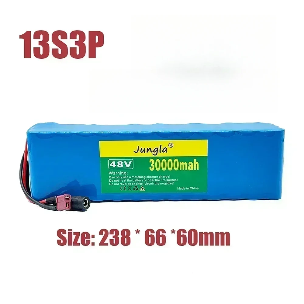 48V 13S3P 30Ah 2000W lithium-ionbatterijpakket met BMS - Een geweldige energieoplossing voor 54,6V elektrische scooters, inclusief oplader