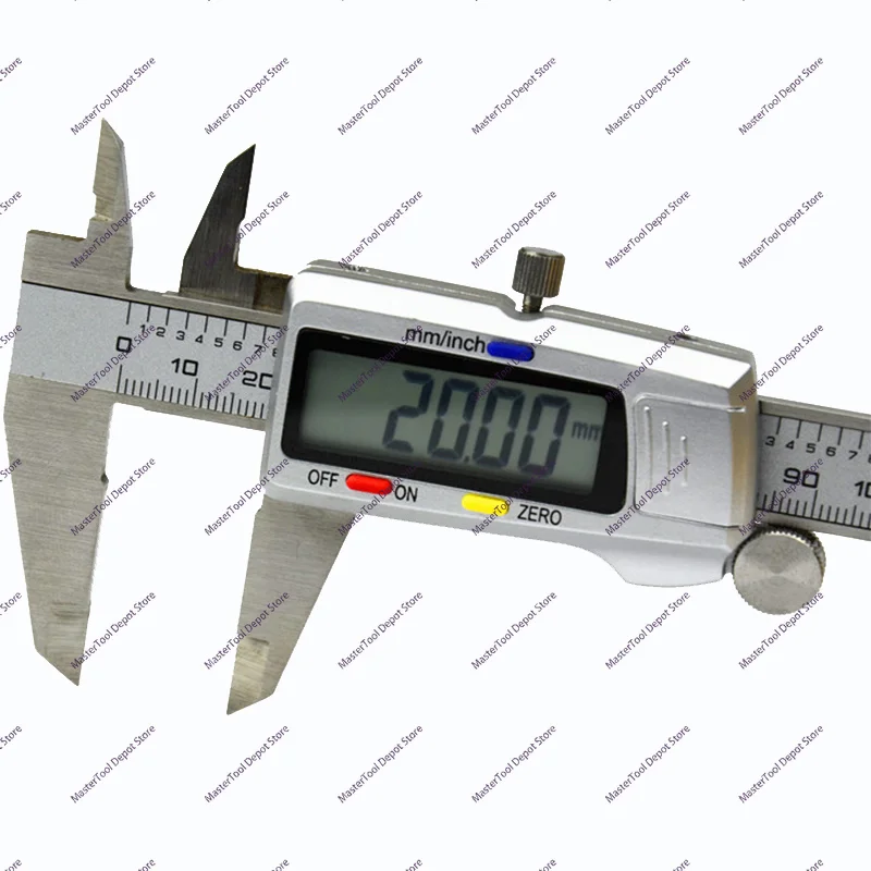 6-inch 150mm Digital Caliper Carbon Steel Electronic Digital Vernier Caliper Metal Micrometer Carbon Fiber Measuring Tool