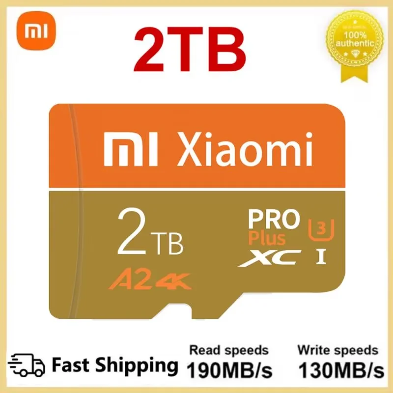 Xiaomi Hochgeschwindigkeits-Mini-SD-Speicher karte 2TB 1TB Klasse 10 Micro-TF-Flash-USB-Stick-Karte 1TB 512GB 256TB SD-Karte für Smartphone