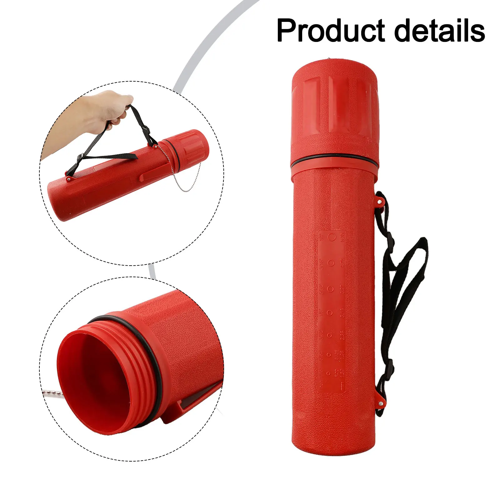 MMA Electrode Holder Storage Tube with Moisture Protection 4 5kg Rod Capacity Portable with Carry Strap and Clip