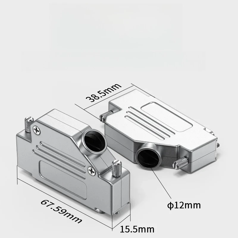 DB50 Welding Connector 45° 90° Degree Shell Gold-plated 50Pin Male Female Servo Plug Industrial Grade DB 50 Soldering Joint view 5