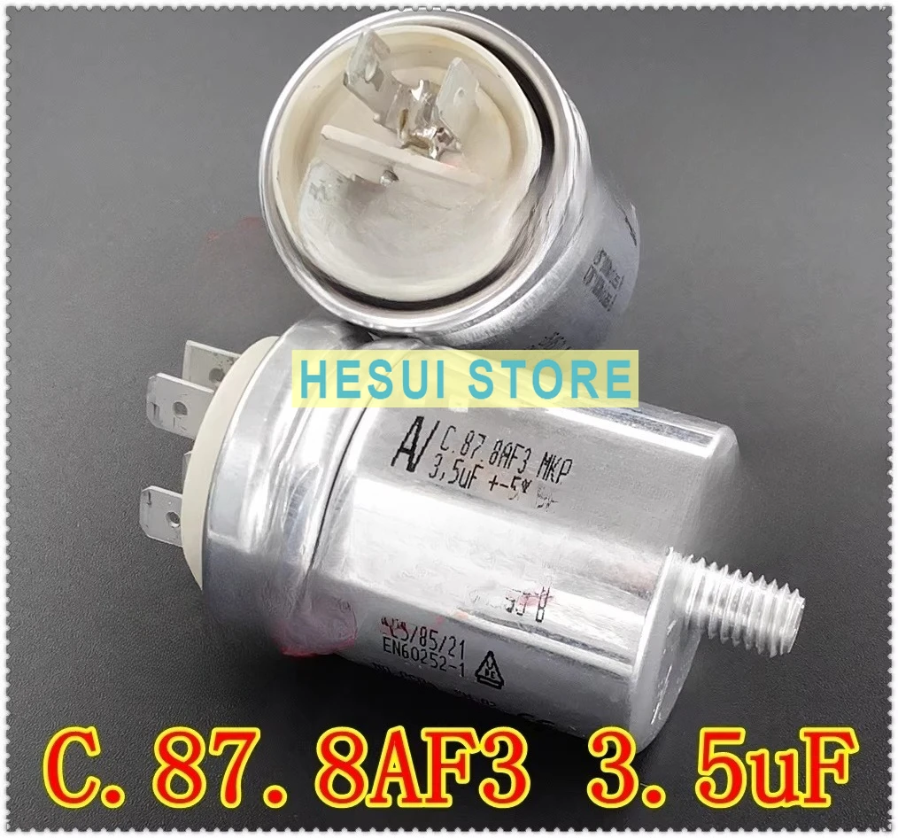 AV C.87.8AF3 MKP 3.5uF 470VAC Fan Motor Start Capacitor