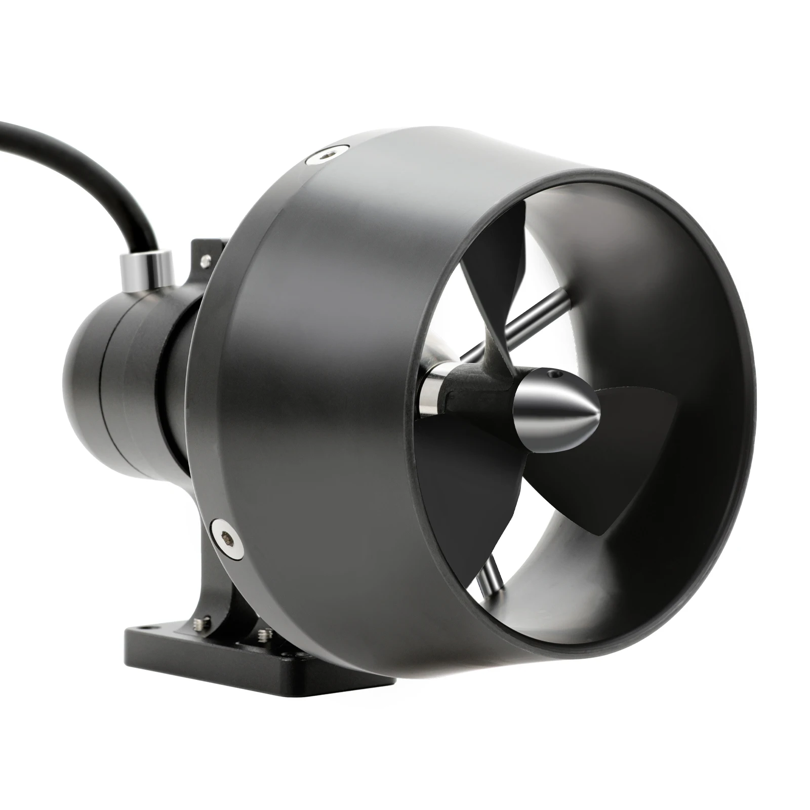 

All-Metal 25.2V 350W DC Motor 200m Depth Pressure-Resistant Underwater Thruster with Tripod Bracket for SUP Kayaks